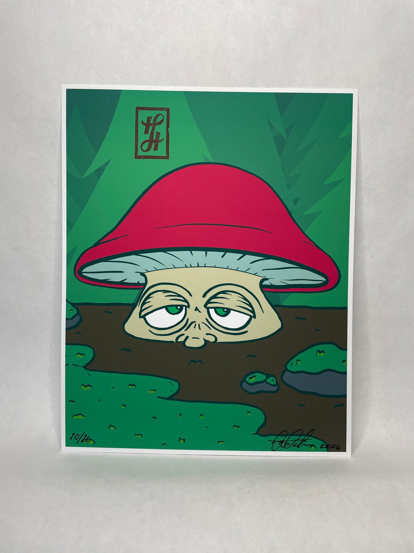 Mushroom Homie Print (8”x10”)